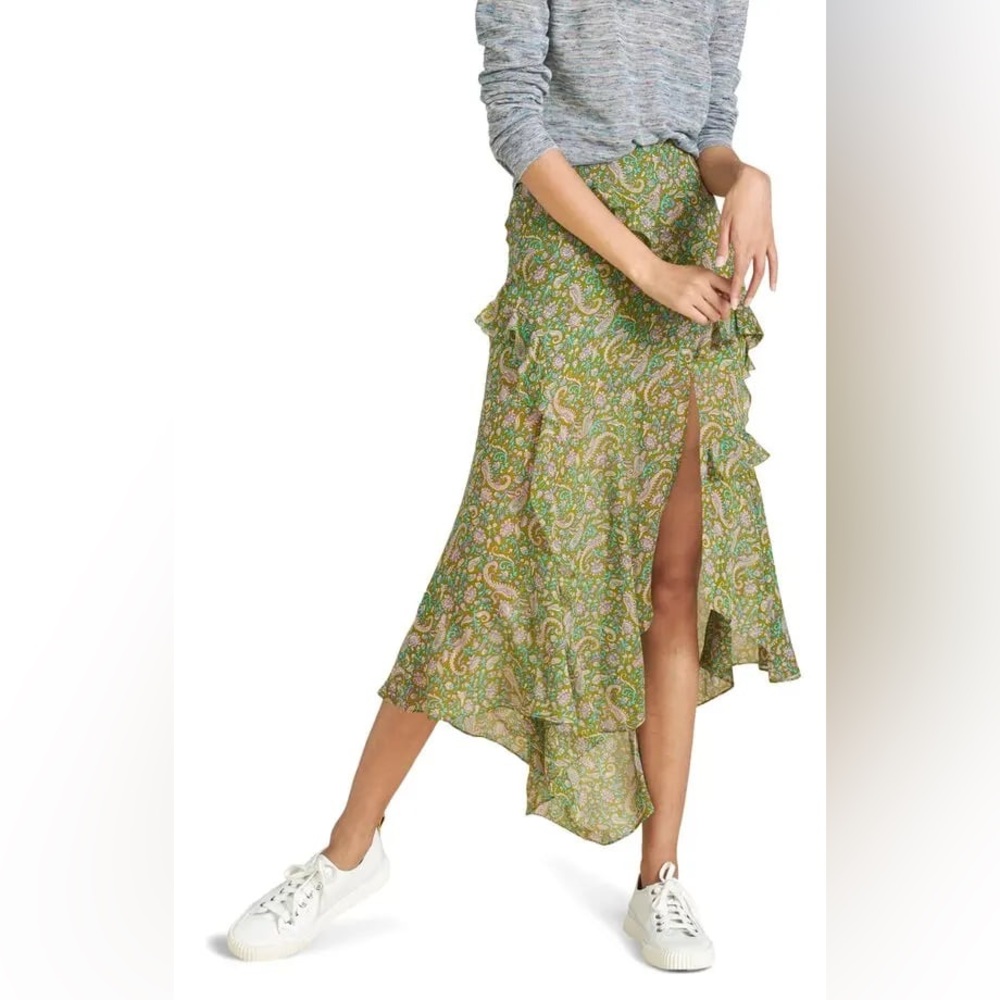 Veronica Beard Eleanora Ruffle Midi Skirt 2